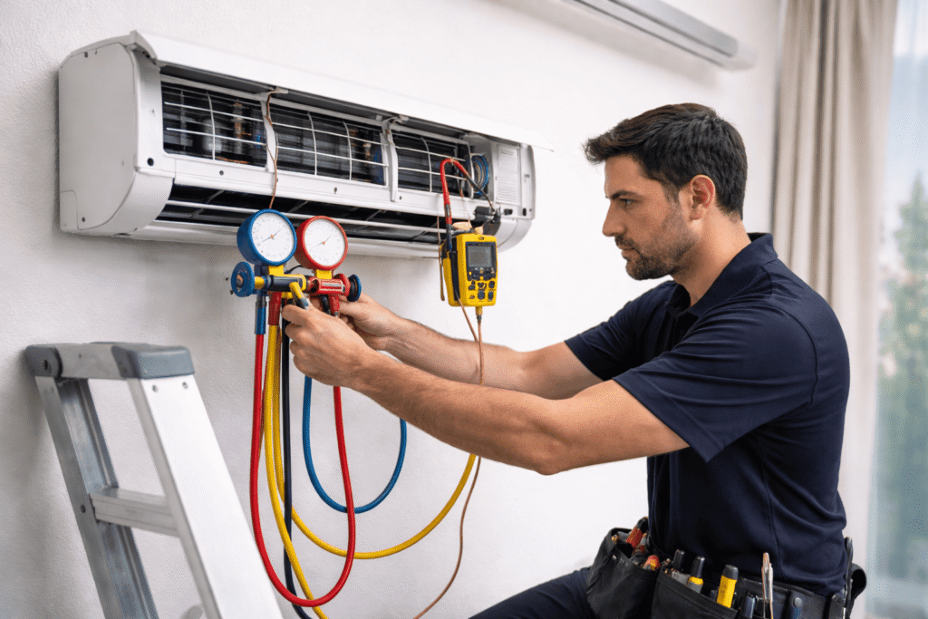 AC Repair Faridabad Professional split AC service and maintenance at home